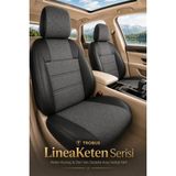 Trobus Renault R9 Broadway 1990-2000 Uyumlu Lineaketen Serisi Keten Füme Siyah Oto Koltuk Kılıfı - Füme - Siyah