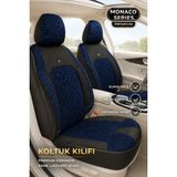Trobus Renault R9 Broadway 1990-2000 Uyumlu Monaco Serisi Deri Lacivert Oto Koltuk Kılıfı
