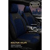 Trobus Renault R9 Broadway 1990-2000 Uyumlu Monaco Serisi Eviza Deri Detaylı Lacivert Koltuk Kılıfı