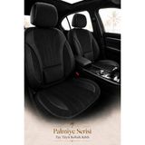 Trobus Renault R9 Broadway 1990-2000 Uyumlu Palmiye Serisi Tay Tüyü Siyah Oto Koltuk Kılıfı