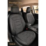 Trobus Renault R9 Broadway 1990-2000 Uyumlu Prestige Line Keten Serisi Siyah Oto Koltuk Kılıfı