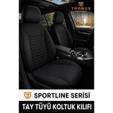 Trobus Renault R9 Broadway 1990-2000 Uyumlu Sportline Serisi Tay Tüyü Siyah Oto Koltuk Kılıfı