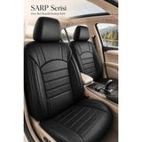 Trobus Renault R9 Broadway / Spring / Fairway 1990-2000 Uyumlu Jetdrive Serisi Kumaş Siyah Oto Koltuk Kılıfı