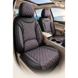 Trobus Renault R9 Broadway / Spring / Fairway 1990-2000 Uyumlu Softcotton Serisi Kumaş Siyah Füme Mürdüm Oto Koltuk Kılıfı - Siyah - Füme - Mürdüm