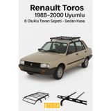 Trobus Renault Toros 1988-2000 Uyumlu 6 Oluklu Tavan Sepeti - Sedan Kasa