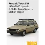 Trobus Renault Toros Sw 1988-2000 Uyumlu 6 Oluklu Tavan Sepeti - Station Wagon