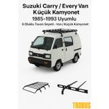 TROBUS Suzuki Carry / Every Van / Küçük Kamyonet 1985-1993 Uyumlu 6 Oluklu Tavan Sepeti