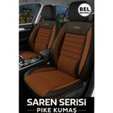 TROBUS Suzuki Swift 2006-2011 Saren Serisi Oto Koltuk Kılıfı 5’li Set – Airbag & Kolçak Uyumlu, 3 Katman, Pike+Lakost+Deri