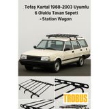 TROBUS Tofaş Kartal 1988-2003 Uyumlu 6 Oluklu Tavan Sepeti - Station Wagon