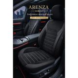 Trobus Toyota Chaser / Mark Ii / Aristo / Avalon 1980–2005 - Arenza Serisi Alkantara Koltuk Kılıfı (Ön+Arka) - Siyah - Binek