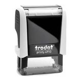 Trodat 4910 P4 Arctıc Beyaz-Siyah Kaşe ( 1 Adet )