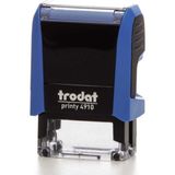 Trodat 4910 P4 Kase Mavi Govde, Mavi Keçe 53141 4910 1418