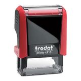 Trodat 4910 P4 Kırmızı Gövde Kaşe Boş Kaşe