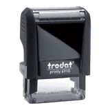 Trodat 4910 P4 Siyah Gövde Kaşe ( 1 Adet )