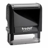 Trodat 4912 P4 Siyah Gövde Standart Firma Kaşesi Boş Kaşe