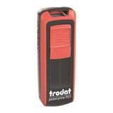 Trodat 9511 38X14 mm Kırmızı Gövdeli Kişisel Küçük Boy Kaşe ( 1 Adet )