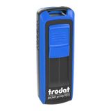 Trodat 9511 38x14 mm Mavi Gövdeli Kişisel Küçük Boy Kaşe Boş Kaşe