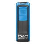 Trodat 9511 P4 Beyaz Mavi Keçe 38x14 mm Cep Kaşesi
