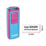 Trodat 9511 P4 Yeşil-Mavi 38x14 mm Cep Kaşesi