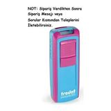 Trodat Cep Kaşe P4 47X18 mm Pembe Mavi Renk 1 Adet Pratik Ofis Kullanımı İçin