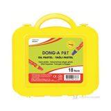 Trodat Dong-A 261118 18 Renk Pastel Boya Plastik Çantalı Yüksek Kalite Canlı Renkler