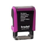 Trodat Pembe Hemşire Kaşesi ( 4910 Model-siyah Keçeli) (Yazılacak Metni Müşteri Sorularından İletiniz)