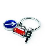 Troika Anahtarlık, 6 cm, Mavi/Kırmızı/Gri KR11-18/CH