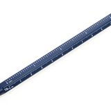 TROIKA CONSTRUCTION ENDLESS – PEN20/DB – sürdürülebilir sonsuz yazı ucu ile çoklu görev kurşun kalem – santimetre / inç cetvel, 1:20/1:50 Skala – koyu mavi – TROIKA-Orijinal
