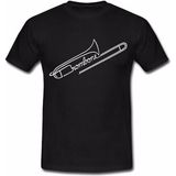 Trombon Tshirt - L - Siyah