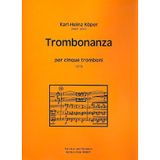 Trombonanza : 4 trombon ve baz saunası bölümü ve sesler için