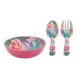 Tropea Melamin 3'lü Salata Servis Seti 30cm