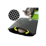 Tropheus çanta Elekli Kedi Tuvalet Önü Paspası 60 Cm X 40 Cm Gri