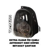 Tropheus Şeffaf Astronot Kedi Köpek Taşıma Sırt Çantası Yeşil, Mavi, Kırmızı, Mor, Turuncu, Siyah