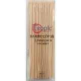 Tropic 20 cm Bambu Çöp Şiş 100 Adet Doğal Materyal ile Mangal İçin Uygun
