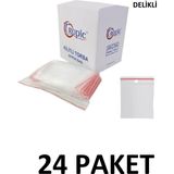 Tropic 24 Paket Askılı Delikli Kilitli Torba Kilitli Poşet 5x5 cm (2000 Li)