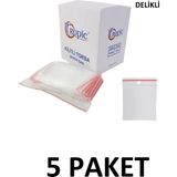 Tropic 5 Paket Askılı Delikli Kilitli Torba Kilitli Poşet 5x5 cm (2000 Li)