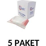 Tropic 5 Paket Kilitli Torba Şeffaf Poşet 10X12 Adet Kına Çerez Kuruyemiş Naylonu (1000LI)