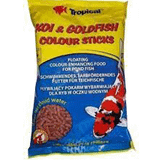 Tropical 100 ml 90 gr Koi Goldfish Colour Sticks Havuz Balıkları için Renklendirici Temel Balık Yemi