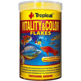 Tropical 250 ml 50 gr Vitality Color Flakes Tropikal Balıklar İçin Renklendirici Pul Balık Yemi