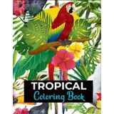 Tropical coloring book