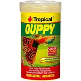 Tropical Guppy 100ML 20GR Lepistes Için Pul Yem - Çok Renkli