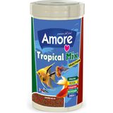 Tropical Mix Selection 1000 ml Lepistes-Melek-Tetra-Moli Balık Yemi, Soffice Filtre Elyaf 66X90CM 60GR - 1000ml + 60gr