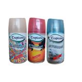 Tropicana Air Freshener Bubble Gum 260 ml + 260 ml Tropikal + 260 ml Soft Otomatik Makine Yedek Parfüm Spreyi Oda Kokusu