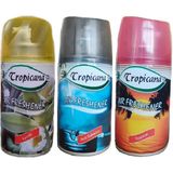 Tropicana Air Freshener Oda Kokusu Ipeksi Vanilya Anti Tobacco Tropical Koku Parfüm Sprey 260 Ml X 3 Adet