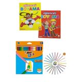 Tropicolor Kuru Boya Kalemi 24 Lu Boyama Kitabi B.s
