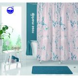 Tropik Banyo Duş Perdesi Çift Kanat 2 110 x 200 CM Çok Renkli