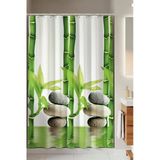 Tropik Home -Bamboo- Çift Kanatlı Banyo Duş Perdesi (2X110x200)