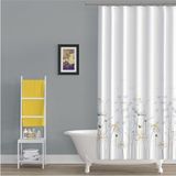 Tropik Home Banyo Perdesi - Tek Kanat Duş Perdesi, Polyester Kumaş Duşakabin Perdesi 180x200 Cm Küvet Perdesi - 180 x 200 cm - Altın - Bej