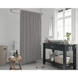 Tropik Home Gri Banyo Perdesi 180x200cm Duş Perdesi - Ametist Rengi - 180 x 200 cm