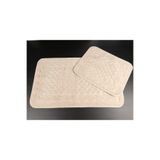 Tropik Home Netha Kaymaz Taban 2lı Pamuklu Banyo Paspası Yıkanabilir 60x100 50x60cm Banyo Halısı Bej